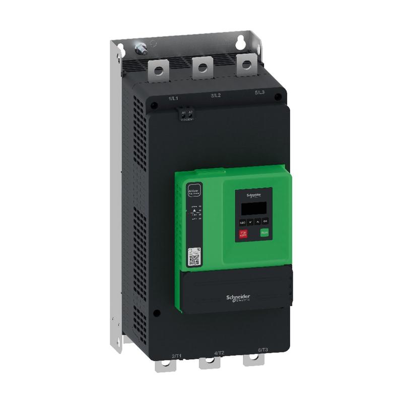 Schneider Electric Soft starter, Altivar Soft Starter ATS430, 250A, 208 to 600V AC, control supply 110 to 230V AC, manufacturer catalog image