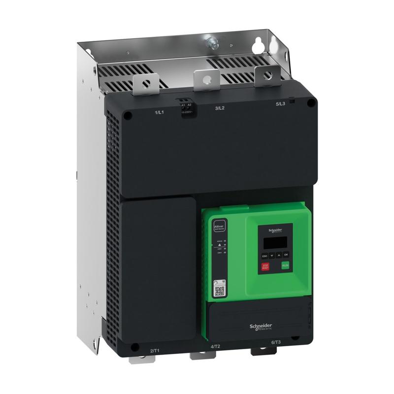 Schneider Electric Soft starter, Altivar Soft Starter ATS430, 480A, 208 to 600V AC, control supply 110 to 230V AC, manufacturer catalog image