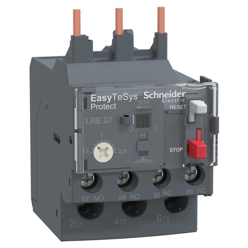 Schneider Electric Easy TeSys differential thermal overload relay 1.6...2.5 A - class 10A, manufacturer catalog image