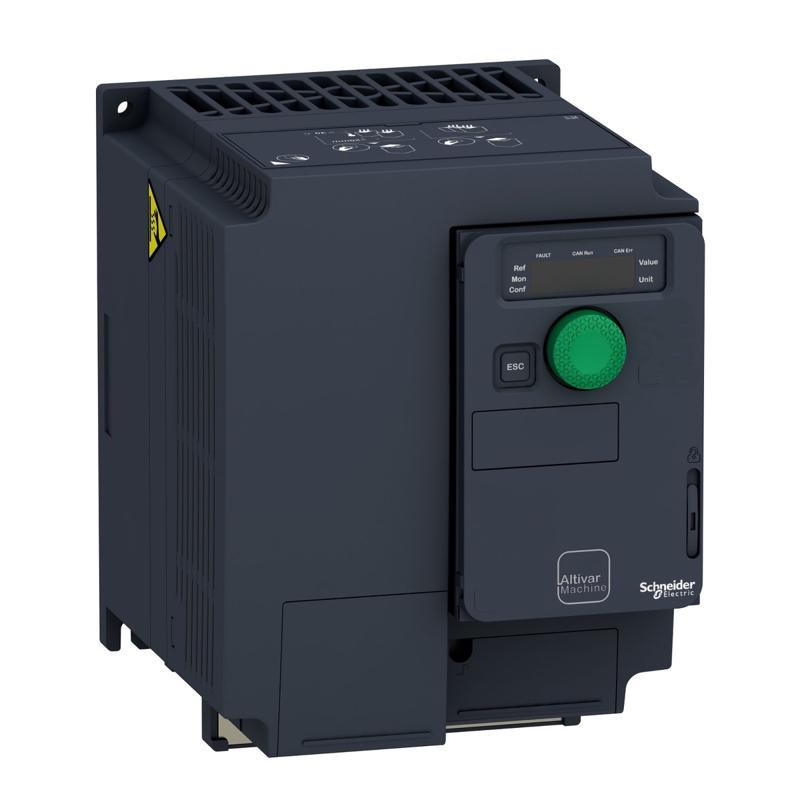 Schneider Electric variable speed drive, Altivar Machine ATV320, 4kW, 380 to 500V, 3 phases, compact, manufacturer catalog image
