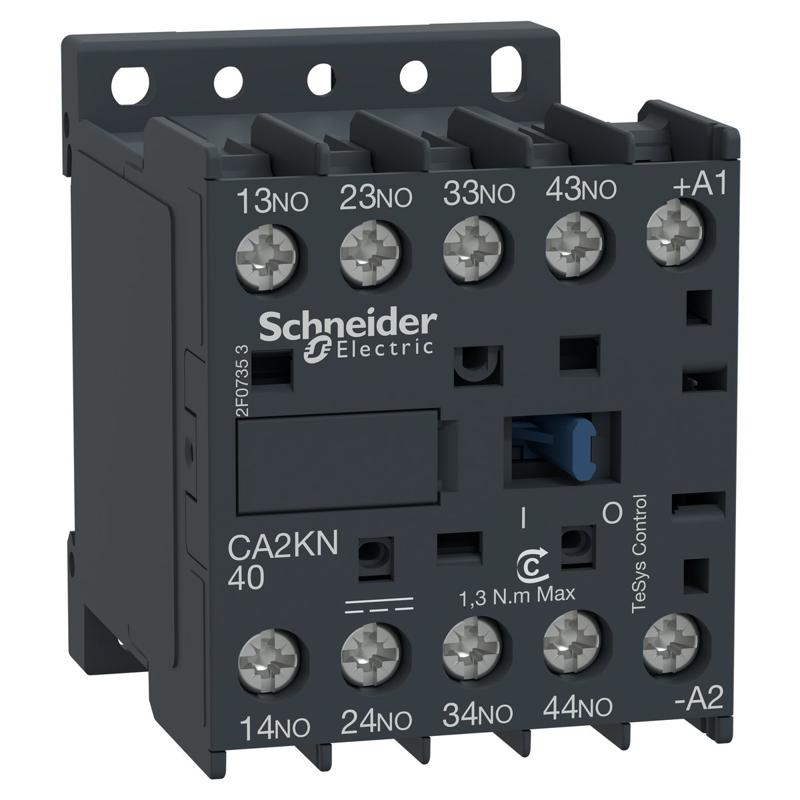 Schneider Electric TeSys K control relay - 4 NO - <= 690 V - 110 V AC coil, manufacturer catalog image