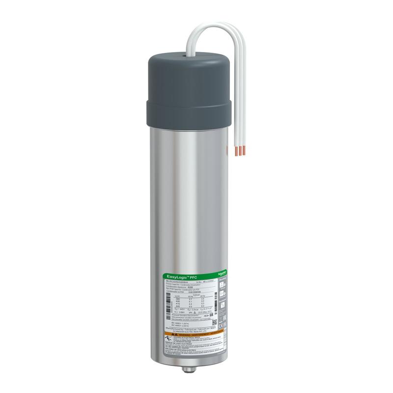 Schneider Electric EasyLogic PFC Capacitor standard duty capacitor, 5 kvar 440 V 50 Hz, manufacturer catalog image