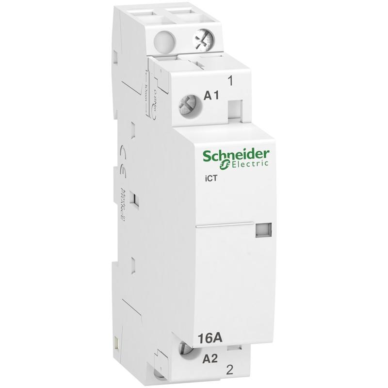 Schneider Electric iCT 16A 1NO 230...240V 50Hz contactor, manufacturer catalog image