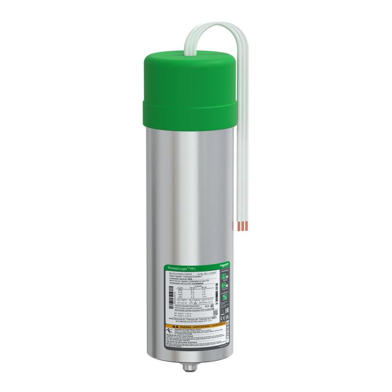 Schneider Electric VarPlus Can HDuty Capacitor - 8.8/10.6 kvar - 480 V - 50/60Hz, manufacturer catalog image