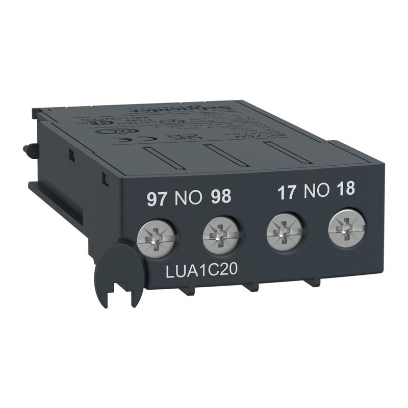 Schneider Electric signalling contacts LUA - 2 NO, manufacturer catalog image