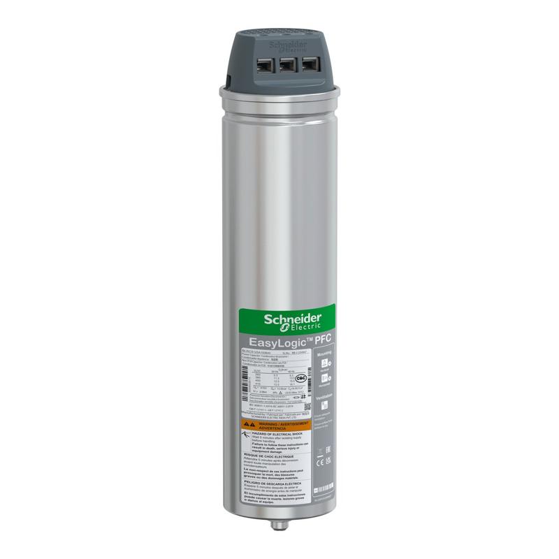 Schneider Electric EasyLogic PFC Capacitor standard duty capacitor, 11.3 kvar 380 V 50 Hz, manufacturer catalog image