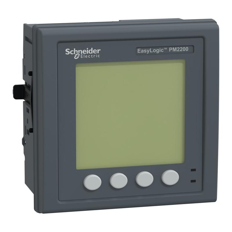 Schneider Electric EasyLogic PM2230, Power & Energy meter, up to the 31st harmonic, LCD display, RS485, class 0.5S, manufacturer catalog image