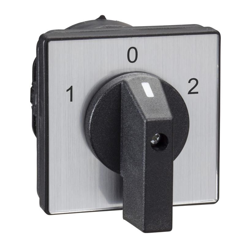 Schneider Electric cam changeover switch - 2-pole - 60° - 32 A - screw mounting, manufacturer catalog image