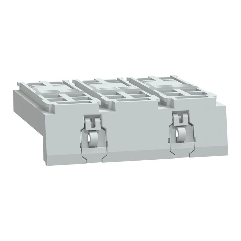 Schneider Electric Short terminal shield, GoPact MCCB 200, 3 poles, manufacturer catalog image