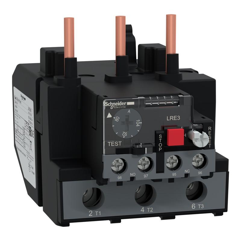 Schneider Electric Easy TeSys differential thermal overload relay 80...104 A - class 10A, manufacturer catalog image