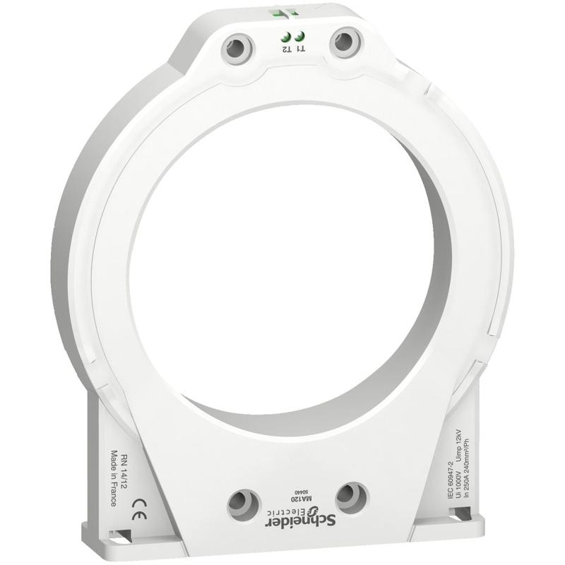 Schneider Electric Closed toroid for residual current protection MA - Ø 120 mm, manufacturer catalog image