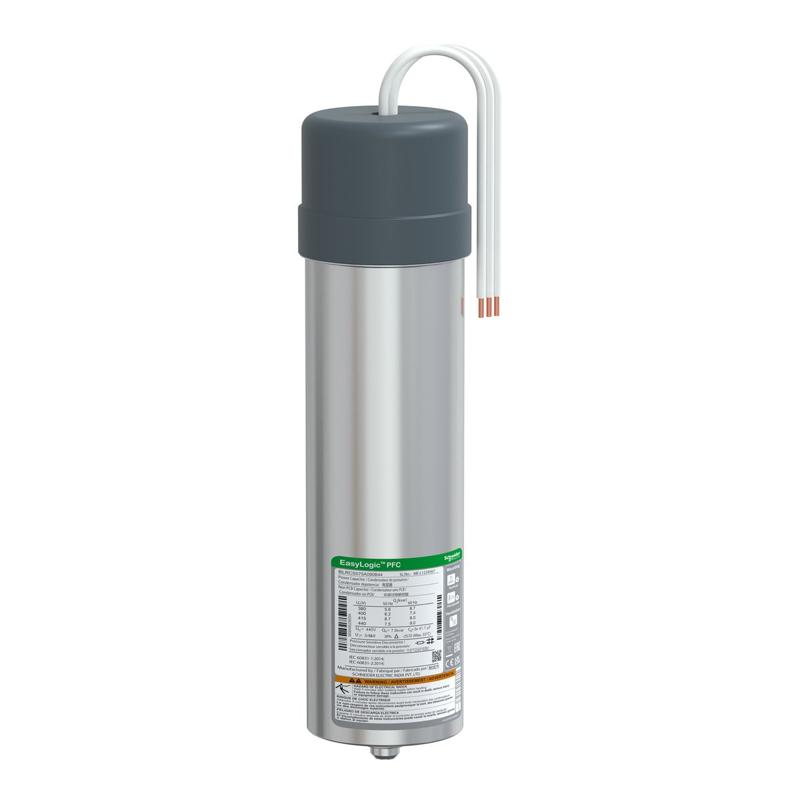 Schneider Electric EasyLogic PFC Capacitor standard duty capacitor, 7.5 kvar 440 V 50 Hz, manufacturer catalog image