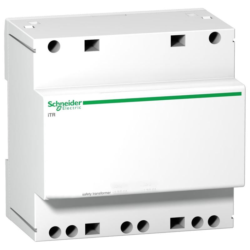 Schneider Electric modular safety transfomer iTR - 230 V 50..60 Hz - output 12..24 V - 63 VA, manufacturer catalog image