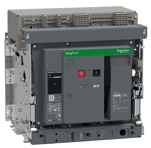 Schneider Electric EasyPact NW2 H air circuit breaker, 800 A, 4P, fixed, manual, TS 5.0S, manufacturer catalog image