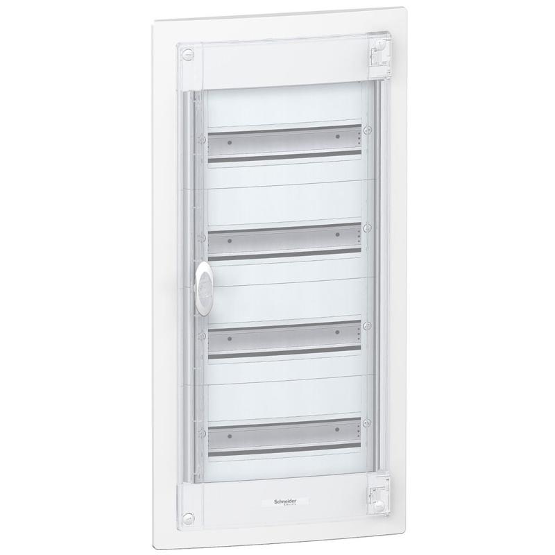 Schneider Electric Pragma flush enclosure - IP40 - 4 x 18 modules - without door, manufacturer catalog image
