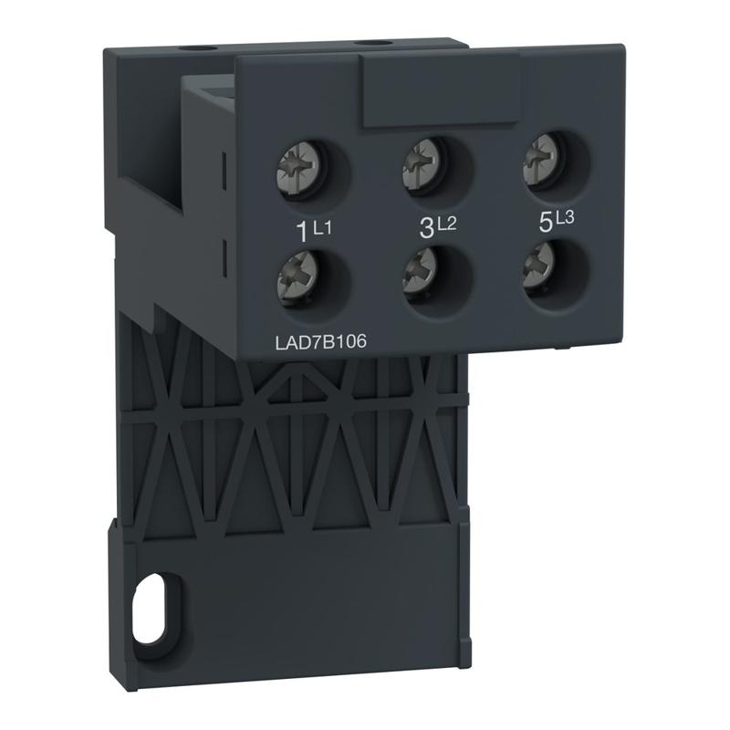Schneider Electric Adapter terminal block, TeSys LRD, for separate mounting of LRD01-D35 LR3D01-D35, manufacturer catalog image