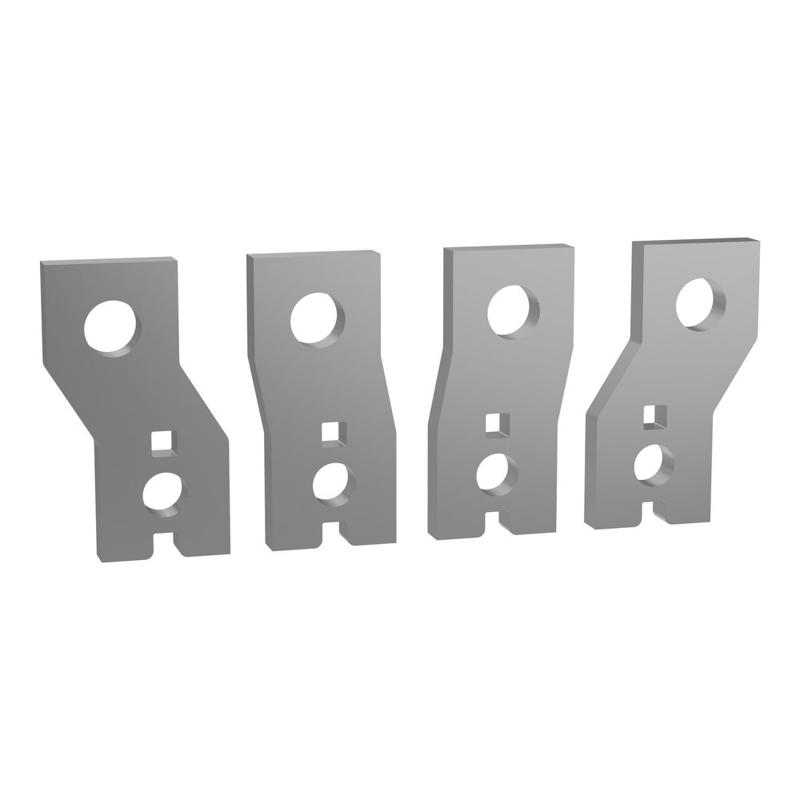 Schneider Electric Terminal extensions, ComPacT NSX 400/630, spreaders 45mm to 52.5mm pitch, set of 4 parts, manufacturer catalog image